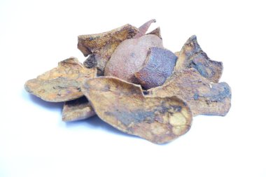 Beyaz arka planda kuru kahverengi yapraklar, sonbahar arka planı, sonbahar, sonbahar, sonbahar, sonbahar