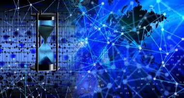 Soyut virüs covid 19 arkaplanının dijital çizimi