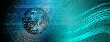 Teknoloji arka plan dünya bağlantıları, zaman yönetimi, ikili kodlama siber güvenlik, yüksek teknoloji dişli teknoloji geçmişi. Küresel dijital teknoloji kavramı. Soyut vektör çizimi. Yüksek teknoloji dişli teknoloji geçmişi var.. 