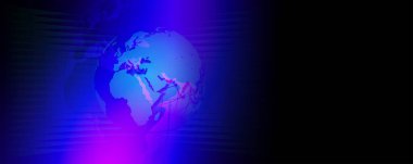 Teknoloji arka plan dünya bağlantıları, zaman yönetimi, ikili kodlama siber güvenlik, yüksek teknoloji dişli teknoloji geçmişi. Küresel dijital teknoloji kavramı. Soyut vektör çizimi. Yüksek teknoloji dişli teknoloji geçmişi var.. 