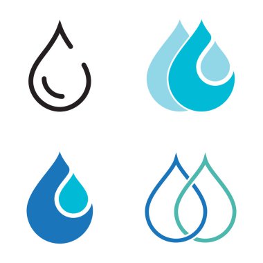 su damlası Logo Şablonu vektör çizimi tasarımı