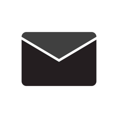 Posta logo vektör şablonu simgesi