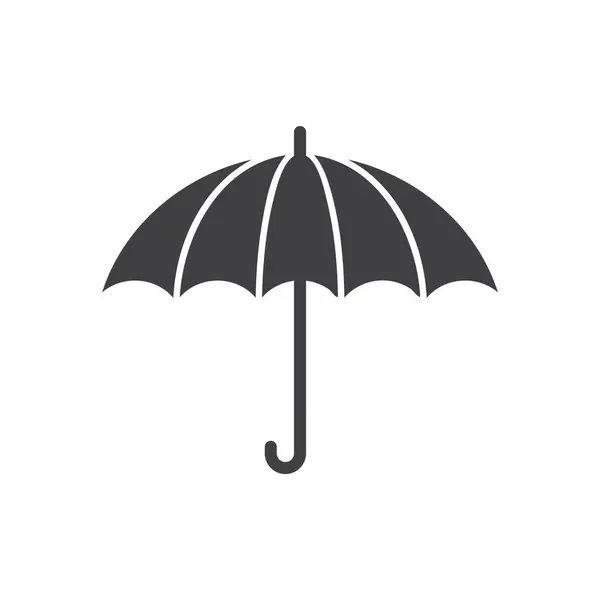 Modèle Icône Vectorielle Logo Parapluie Illustration Design — Image vectorielle