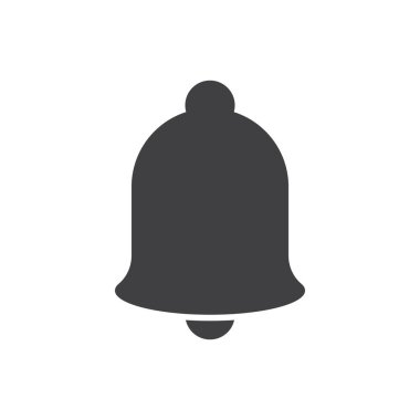 Noel çan simgesi şablonu vektör çizimi tasarımı