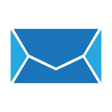 Posta logo vektör şablonu simgesi