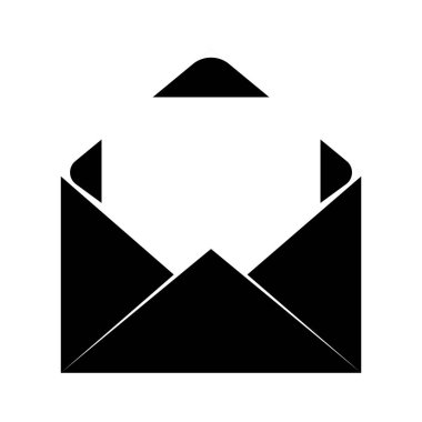 Posta logo vektör şablonu simgesi