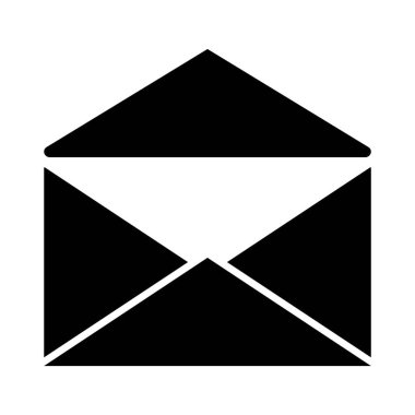 Posta logo vektör şablonu simgesi