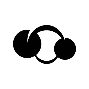 bulut logo vektör şablonu