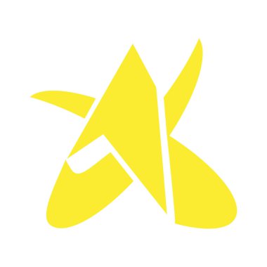 Yıldız Logosu Şablonu vektör illüstrasyon tasarımı