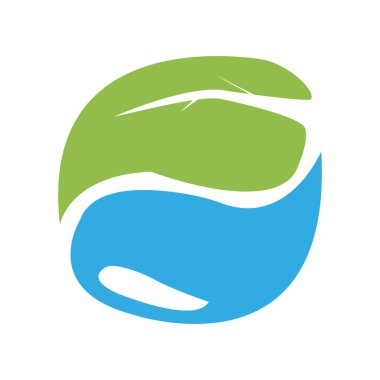 su Logo Şablon vektör illüstrasyon tasarımı