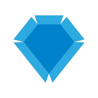 Elmas Logo vektör simge şablonu