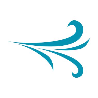 Hava Logosu Vektör Şablonu İllüstrasyonu