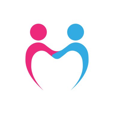 Logo Vektör Şablonu Simgesini Sev