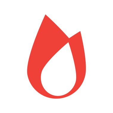 Logo Vektör Şablonu Simgesini Ateşle