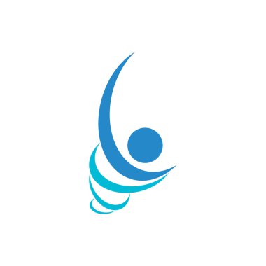 Healty Yaşam Logo Vektör Şablonu Simgesi Simgesi