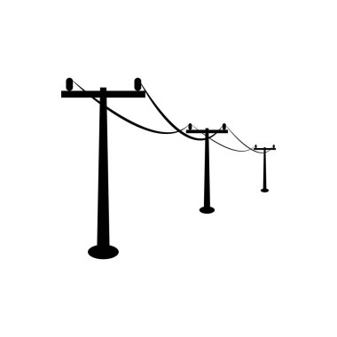 Güç Kutbu Logo Vektör Şablonu Simgesi Simgesi