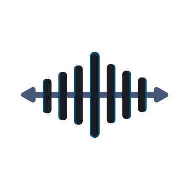 Ses Logosu Vektörü Simgesi Şablonu İllüstrasyonu