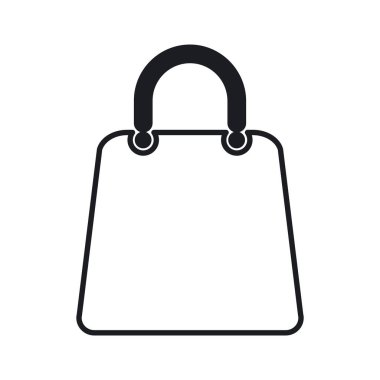 Çanta Logo Vektörü Simge Şablonu İllüstrasyonu