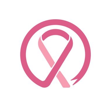 Kanser Logo Vektörü Simge Şablonu İllüstrasyonu