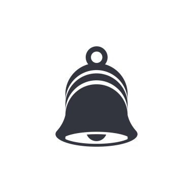 Noel Çanı Logo Vektörü Simge Şablonu İllüstrasyonu