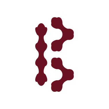 B Harfi Logo Vektörü Simge Şablonu İllüstrasyonu