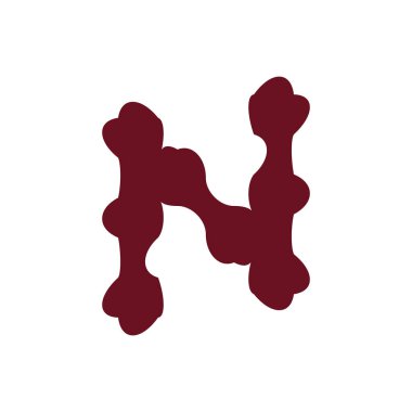 Harf N Logo Vektörü Simge Şablonu İllüstrasyonu