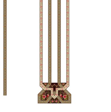 Dijital Süs: Çiçek Paisley Allover, Babür Sanat Motifleri, Suluboya Tekstil Geleneksel Sınırları. Moda Tasarımları için Etnik ve Geometrik Desenler. Klasik nakış, botanik ve tropikal elementler, kumaş baskısı için kusursuz arkaplan.