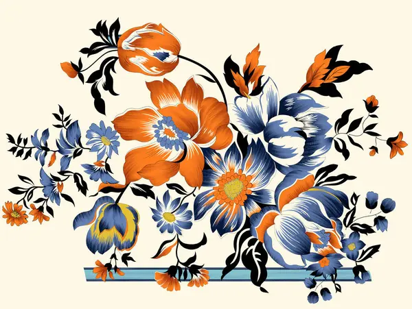 Dijital Süs: Çiçek Paisley Allover, Babür Sanat Motifleri, Suluboya Tekstil Geleneksel Sınırları. Moda Tasarımları için Etnik ve Geometrik Desenler. Klasik nakış, botanik ve tropikal elementler, kumaş baskısı için kusursuz arkaplan.