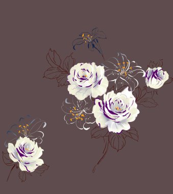 Dijital Süs: Çiçek Paisley Allover, Babür Sanat Motifleri, Suluboya Tekstil Geleneksel Sınırları. Moda Tasarımları için Etnik ve Geometrik Desenler. Klasik nakış, botanik ve tropikal elementler, kumaş baskısı için kusursuz arkaplan.