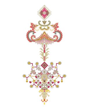 Dijital Süs: Çiçek Paisley Allover, Babür Sanat Motifleri, Suluboya Tekstil Geleneksel Sınırları. Moda Tasarımları için Etnik ve Geometrik Desenler. Klasik nakış, botanik ve tropikal elementler, kumaş baskısı için kusursuz arkaplan.