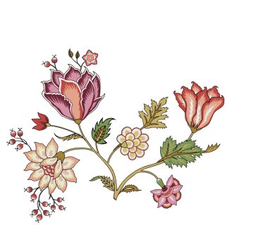 Dijital Süs: Çiçek Paisley Allover, Babür Sanat Motifleri, Suluboya Tekstil Geleneksel Sınırları. Moda Tasarımları için Etnik ve Geometrik Desenler. Klasik nakış, botanik ve tropikal elementler, kumaş baskısı için kusursuz arkaplan.