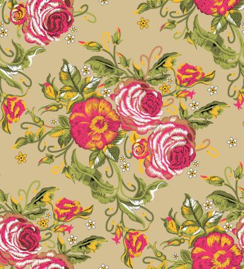 Dijital Süs: Çiçek Paisley Allover, Babür Sanat Motifleri, Suluboya Tekstil Geleneksel Sınırları. Moda Tasarımları için Etnik ve Geometrik Desenler. Klasik nakış, botanik ve tropikal elementler, kumaş baskısı için kusursuz arkaplan.