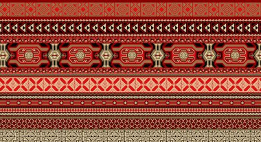 Dijital Süs: Çiçek Paisley Allover, Babür Sanat Motifleri, Suluboya Tekstil Geleneksel Sınırları. Moda Tasarımları için Etnik ve Geometrik Desenler. Klasik nakış, botanik ve tropikal elementler, kumaş baskısı için kusursuz arkaplan.