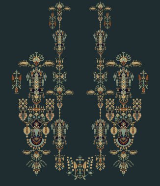 Dijital Süs: Çiçek Paisley Allover, Babür Sanat Motifleri, Suluboya Tekstil Geleneksel Sınırları. Moda Tasarımları için Etnik ve Geometrik Desenler. Klasik nakış, botanik ve tropikal elementler, kumaş baskısı için kusursuz arkaplan.