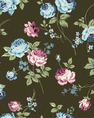 Dijital Süs: Çiçek Paisley Allover, Babür Sanat Motifleri, Suluboya Tekstil Geleneksel Sınırları. Moda Tasarımları için Etnik ve Geometrik Desenler. Klasik nakış, botanik ve tropikal elementler, kumaş baskısı için kusursuz arkaplan.