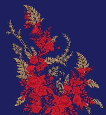 Dijital Süs: Çiçek Paisley Allover, Babür Sanat Motifleri, Suluboya Tekstil Geleneksel Sınırları. Moda Tasarımları için Etnik ve Geometrik Desenler. Klasik nakış, botanik ve tropikal elementler, kumaş baskısı için kusursuz arkaplan.