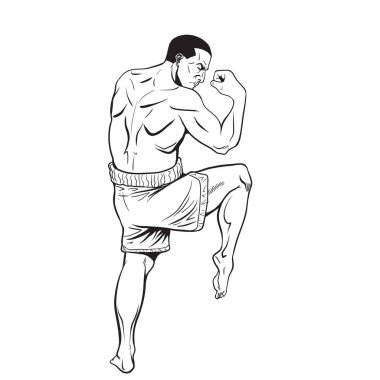 el çekilmiş Tay dövüş sanatları ve muay Tay