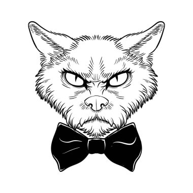 Kedi yayı vektör çizimi, Kedi yavrusu Ağızlığı