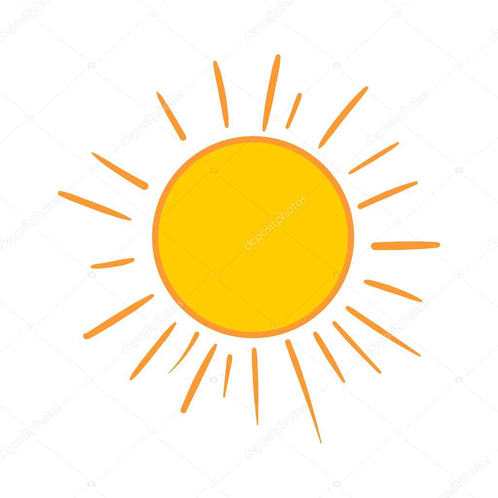Sun Clipart Cute Cartoon Sun Vector