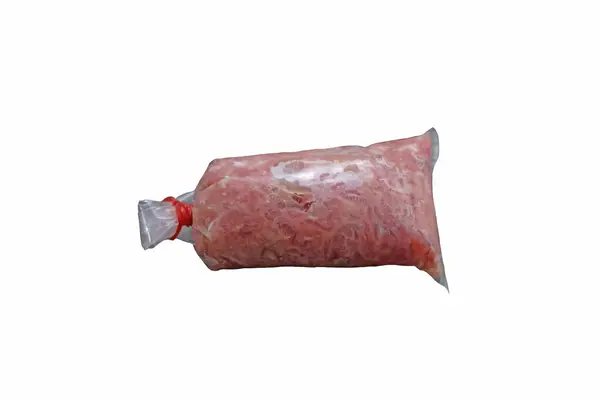 stock image  Fermented Pork or sour pork,Thai food,isolated on white background with clipping path.