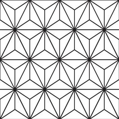 Kare şeklinde kusursuz geometrik desen. Vektör sanatı