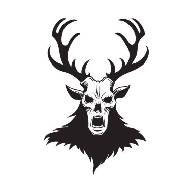 Wendigo vektör el yapımı resim çizimi