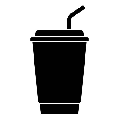 Plastik kafe kupası ikonu. Çok renkli simgelerde ağ elementleri. Web siteleri ve web tasarımı için basit simge,