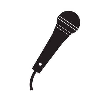 mikrofon simgesi vektörü, vektör işaretini kaydet