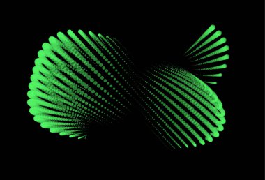 Ses kabarcığı dağ gibi şişiyor. Küresel çıkıntı. Çarpık yüzey. Söndüren kozmik madde. Küresel çarpıtma oval tümsekler. Noktalar küre yüzeyini gösteriyor. Büyük veri akışı