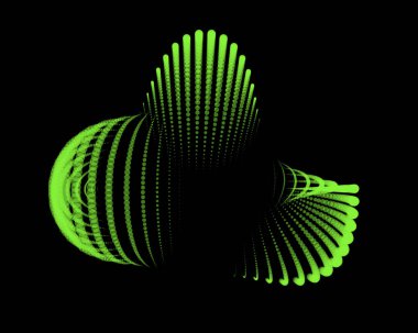 Ses kabarcığı dağ gibi şişiyor. Küresel çıkıntı. Çarpık yüzey. Söndüren kozmik madde. Küresel çarpıtma oval tümsekler. Noktalar küre yüzeyini gösteriyor. Büyük veri akışı