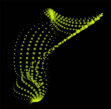 Sunum için matematik akış şablonu. Parçacıkların düzenlilik alanını vurgulayan ışık yayan çizgiler. Sinüzoidal bilim emretti. Büyük bir veri akışı işleniyor. Gizemli sihirli noktalar kayboluyor.
