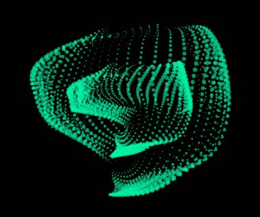 3d dynamic node of big data dots science. Wave infinity sinusoid line from particles. Swirl hill electric neon bulge explosion. Vibrate waveform sphere background. Flower research science net drip. clipart