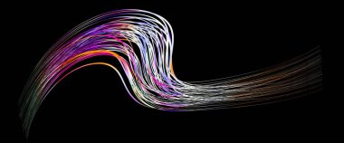 Tüylü çimen yaprakları ya da kıllar. Kuru boya kokusu, rüzgarda dalgalanan çizgiler. Renkli fırça darbesi. Gerçekçi ses dalgası. Beyaz arkaplanda izole edilmiş sıvı boya şekli.