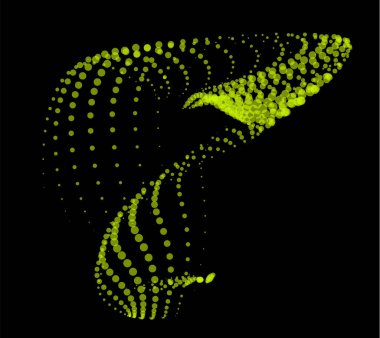 Sunum için matematik akış şablonu. Parçacıkların düzenlilik alanını vurgulayan ışık yayan çizgiler. Sinüzoidal bilim emretti. Büyük bir veri akışı işleniyor. Gizemli sihirli noktalar kayboluyor.